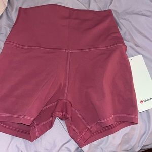 NWT lulu biker shorts 4 inch